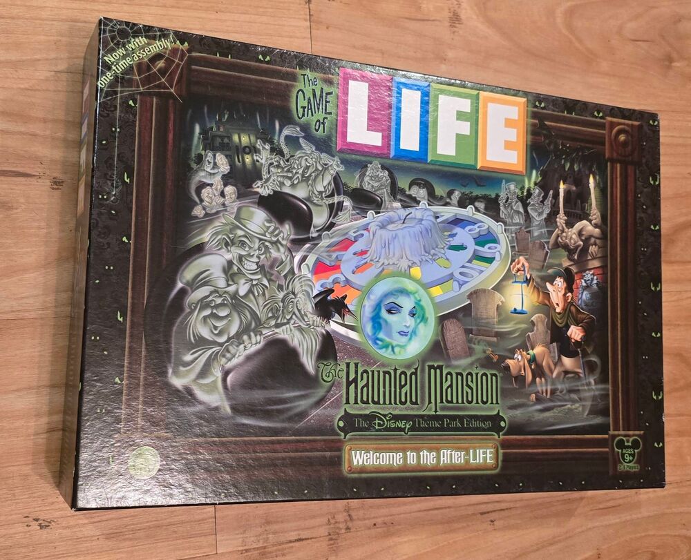 The Game of Life Haunted Mansion Disney Parks Edition Board Game Welcome to Afte